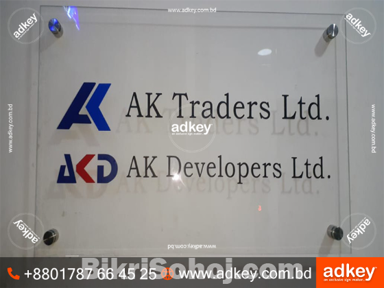 Acrylic Letter Name Plates LED Sign Board Maker in BD